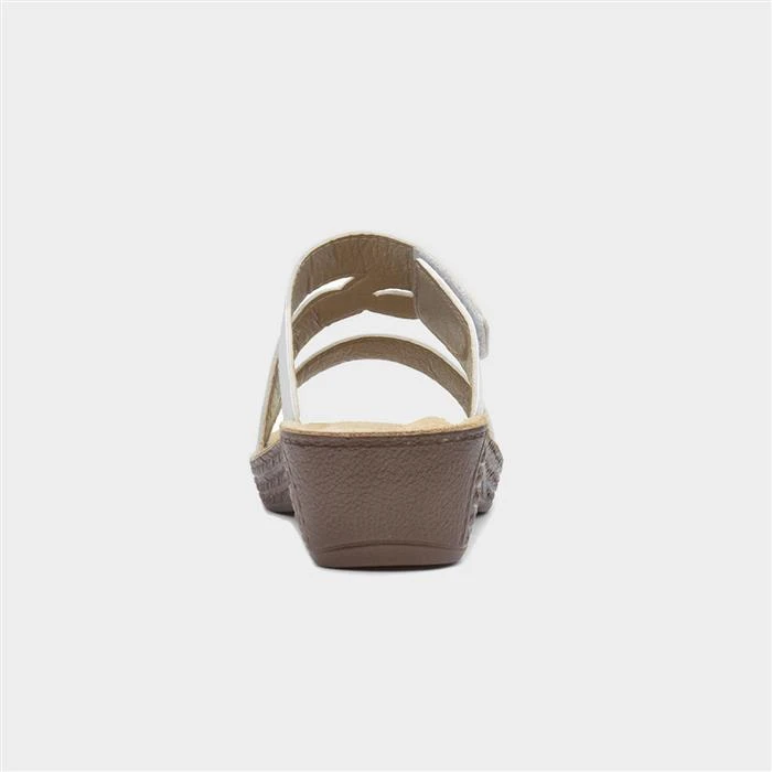Comfy Steps Accapulco Womens Metallic White Sandal 5 Comfy Steps Accapulco Womens Metallic White Sandal - Image 3
