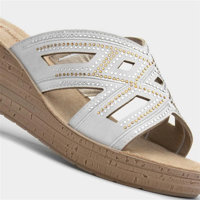 Comfy Steps Guadeloupe Womens Beige Sandal 6 Comfy Steps Guadeloupe Womens Beige Sandal - Image 4