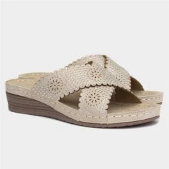 Lilley Beige Womens Cross Strap Mule Sandal 11 Lilley Beige Womens Cross Strap Mule Sandal -UK Shoe Sales 2024 195005 2 L06.20220817000200
