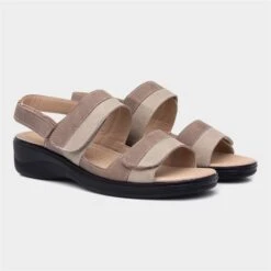 Softlites Womens Comfort Sandal In Beige -UK Shoe Sales 2024 19511 2 L06.20220725000134