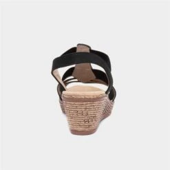 Softlites Womens Black Slip On Wedge Sandal 9 Softlites Womens Black Slip On Wedge Sandal -UK Shoe Sales 2024 19576 2 L04.20230803000048