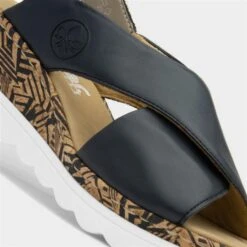 Rieker Womens Navy Slip On Wedge Sandal 10 Rieker Womens Navy Slip On Wedge Sandal -UK Shoe Sales 2024 196008 2 L05.20230526000228