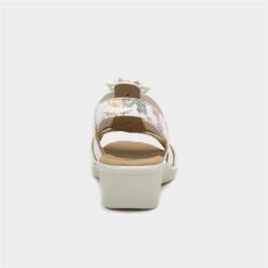 Softlites Womens White Floral Sandals -UK Shoe Sales 2024 197001 2 L04.20220901000320