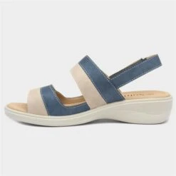 Softlites Womens Blue And Cream Sandal 8 Softlites Womens Blue And Cream Sandal -UK Shoe Sales 2024 197018 2 L03.20230420000114