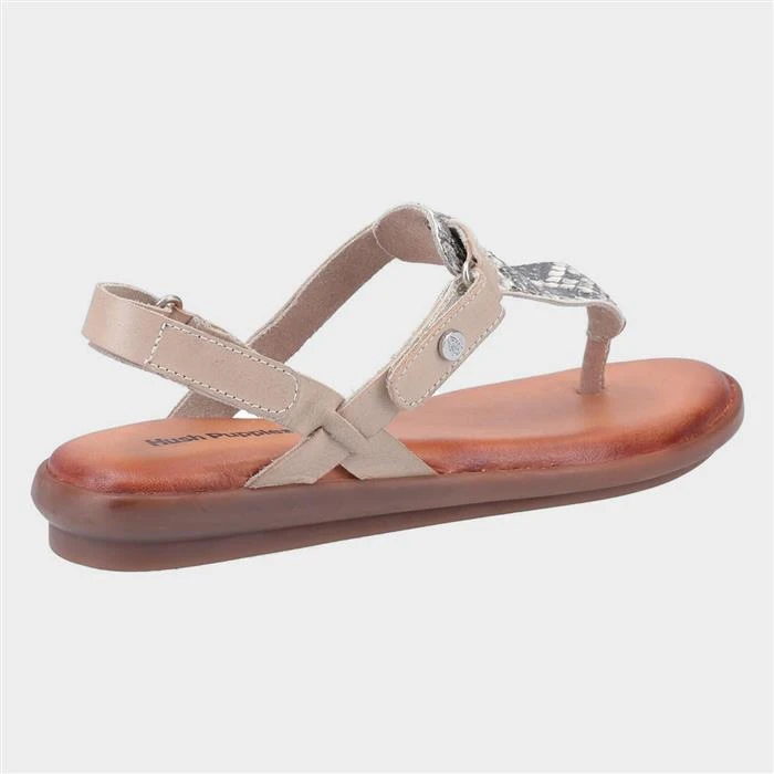 Hush Puppies Norah Womens Cream Snake Print Sandal 4 Hush Puppies Norah Womens Cream Snake Print Sandal - Image 2