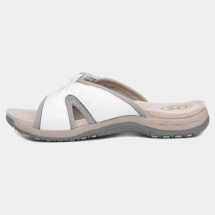 Free Spirit Wickford Womens White Mule Sandal 4 Free Spirit Wickford Womens White Mule Sandal - Image 2