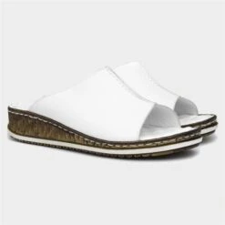 Lunar Harmony Womens White Leather Mule Sandal 11 Lunar Harmony Womens White Leather Mule Sandal -UK Shoe Sales 2024 199312 2 L06.20230421000103