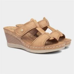 Cushion Walk Sabrina Womens Tan Wedge Mule Sandal 11 Cushion Walk Sabrina Womens Tan Wedge Mule Sandal -UK Shoe Sales 2024 199468 2 L06.20220505000057