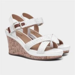 Sprox Womens White Wedge Sandals 11 Sprox Womens White Wedge Sandals -UK Shoe Sales 2024 199475 2 L06.20220928000703