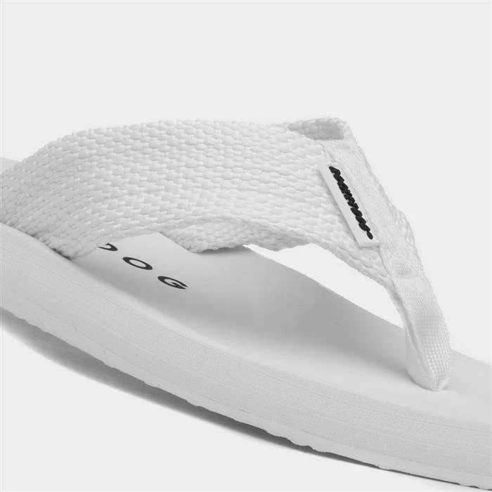 Rocket Dog Adios Womens White Webbing Flip Flop 6 Rocket Dog Adios Womens White Webbing Flip Flop - Image 4