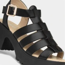 Sedai Ashley Womens Black Chunky Gladiator Sandals 10 Sedai Ashley Womens Black Chunky Gladiator Sandals -UK Shoe Sales 2024 199521 2 L05.20230704000115