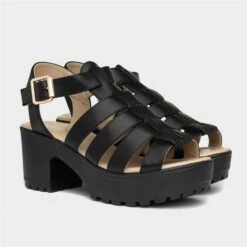 Sedai Ashley Womens Black Chunky Gladiator Sandals 11 Sedai Ashley Womens Black Chunky Gladiator Sandals -UK Shoe Sales 2024 199521 2 L06.20230704000115