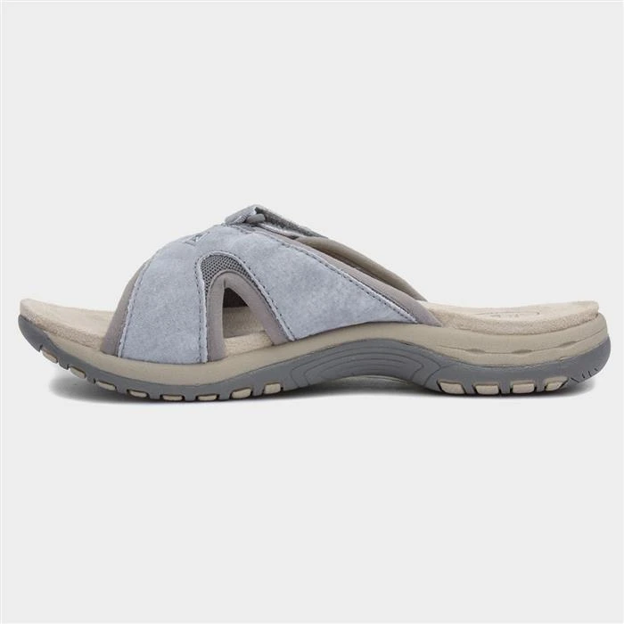 Free Spirit Wickford Womens Grey Mule Sandal 4 Free Spirit Wickford Womens Grey Mule Sandal - Image 2
