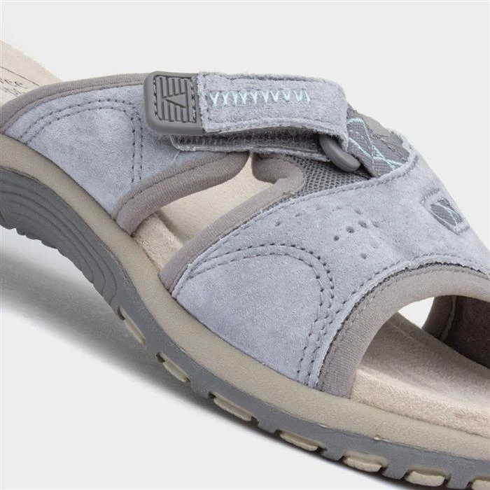 Free Spirit Wickford Womens Grey Mule Sandal 6 Free Spirit Wickford Womens Grey Mule Sandal - Image 4