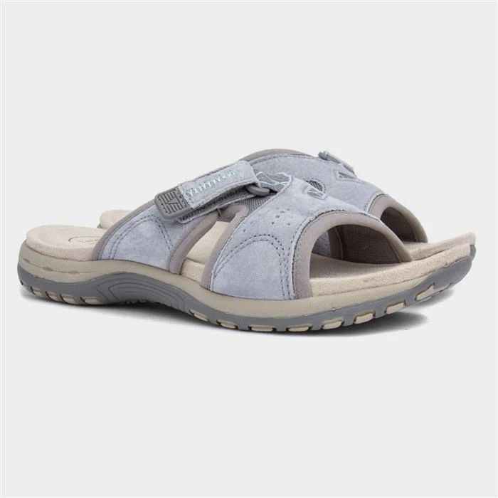 Free Spirit Wickford Womens Grey Mule Sandal 7 Free Spirit Wickford Womens Grey Mule Sandal - Image 5