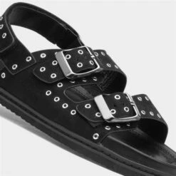 SJ Wela Womens Black Buckle Sandal 10 SJ Wela Womens Black Buckle Sandal -UK Shoe Sales 2024 199547 2 L05.20230624000421