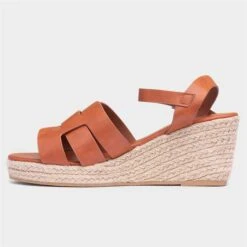 Topway Womens Tan Wedge Sandal 8 Topway Womens Tan Wedge Sandal -UK Shoe Sales 2024 199584 2 L03.20230627000344