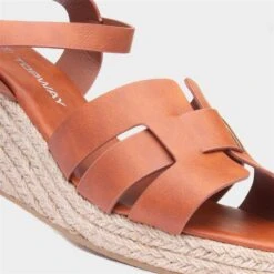 Topway Womens Tan Wedge Sandal 10 Topway Womens Tan Wedge Sandal -UK Shoe Sales 2024 199584 2 L05.20230627000344