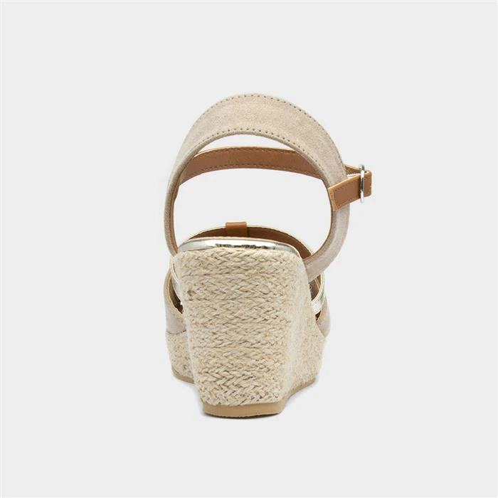 Les Arlesiennes Womens Grey Wedge Sandal 5 Les Arlesiennes Womens Grey Wedge Sandal - Image 3