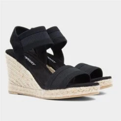 Topway Womens Black Wedge Sandal -UK Shoe Sales 2024 199591 2 L06.20230627000345