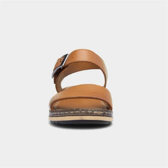 Hush Puppies Ellie Womens Tan Leather Sandals 3 Hush Puppies Ellie Womens Tan Leather Sandals
