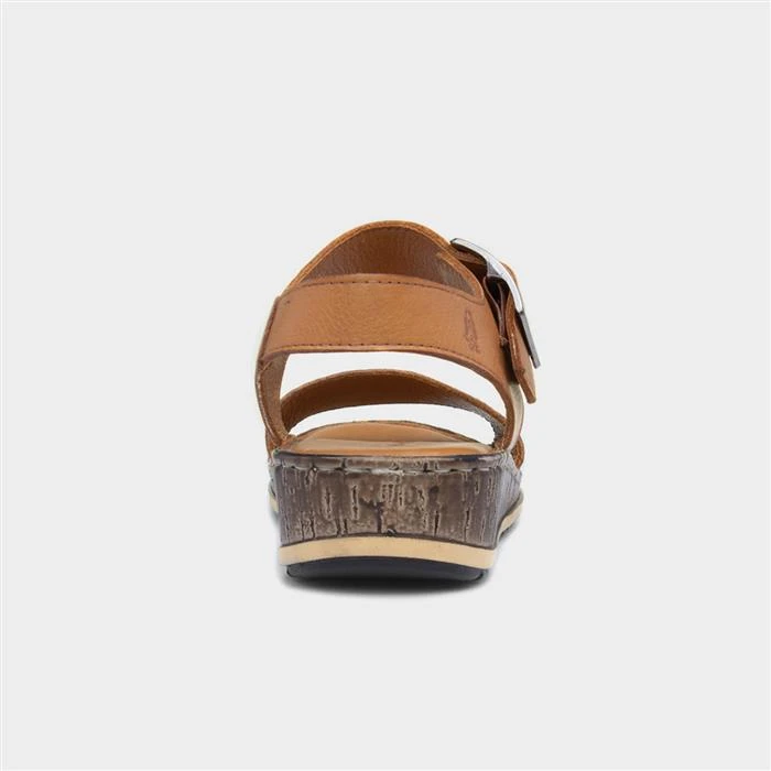Hush Puppies Ellie Womens Tan Leather Sandals 5 Hush Puppies Ellie Womens Tan Leather Sandals - Image 3