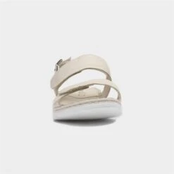 Caprice Nappa Womens Beige Leather Sandal