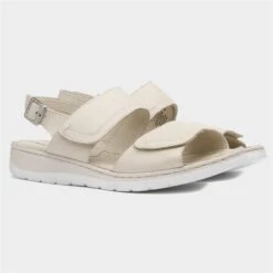 Caprice Nappa Womens Beige Leather Sandal 11 Caprice Nappa Womens Beige Leather Sandal -UK Shoe Sales 2024 199611 2 L06.20230616000049
