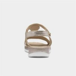 Caprice Womens Metallic Gold Leather Sandal 9 Caprice Womens Metallic Gold Leather Sandal -UK Shoe Sales 2024 199612 2 L04.20230616000147