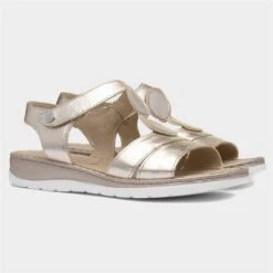 Caprice Womens Metallic Gold Leather Sandal 11 Caprice Womens Metallic Gold Leather Sandal -UK Shoe Sales 2024 199612 2 L06.20230616000147