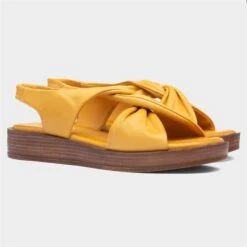 Caprice Womens Yellow Leather Sandal 11 Caprice Womens Yellow Leather Sandal -UK Shoe Sales 2024 199614 2 L06.20230616000046
