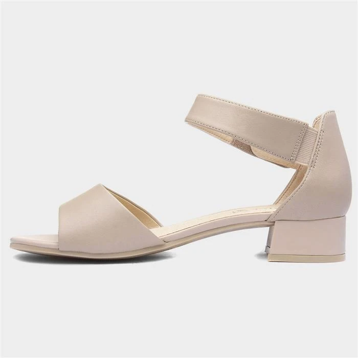 Caprice Womens Beige Nappa Leather Heel 4 Caprice Womens Beige Nappa Leather Heel - Image 2