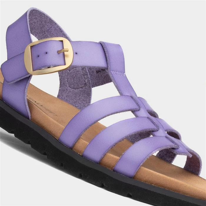 Heavenly Feet Saltwater Womens Lilac Sandal 6 Heavenly Feet Saltwater Womens Lilac Sandal - Image 4