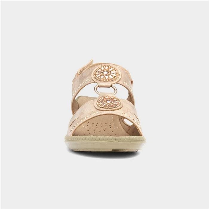 Cushion Walk Camilla Womens Gold Wedge Sandal 3 Cushion Walk Camilla Womens Gold Wedge Sandal