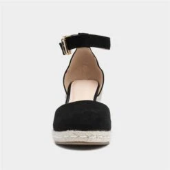 Truffle Amber Womens BlackWedge Sandal