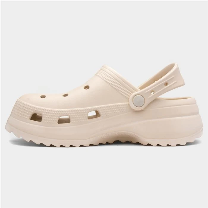 Truffle Fergie Womens Beige Platform Clog 4 Truffle Fergie Womens Beige Platform Clog - Image 2