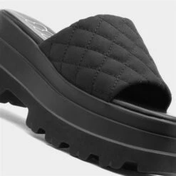 Heart Swag02 Womens Black Chunky Sandal -UK Shoe Sales 2024 199699 2 L05.20230503000224