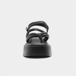 Heart ZA7 Womens Black Chunky Sandal