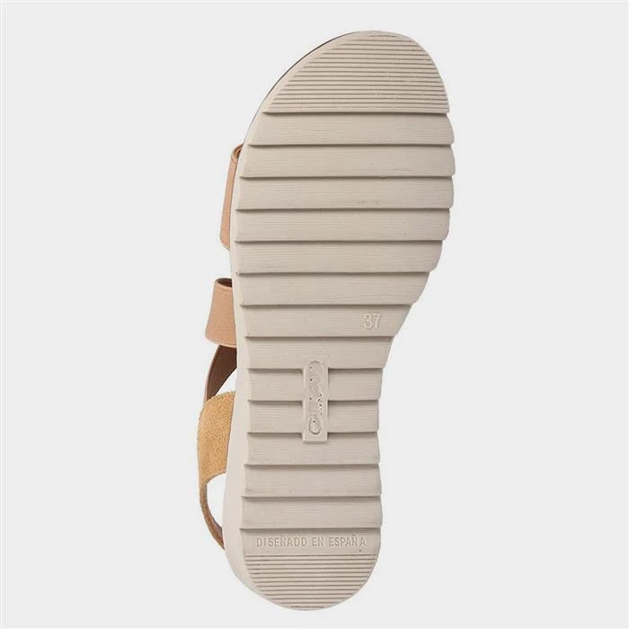 Fleet & Foster Freesia Womens Tan Sandal 5 Fleet & Foster Freesia Womens Tan Sandal - Image 3