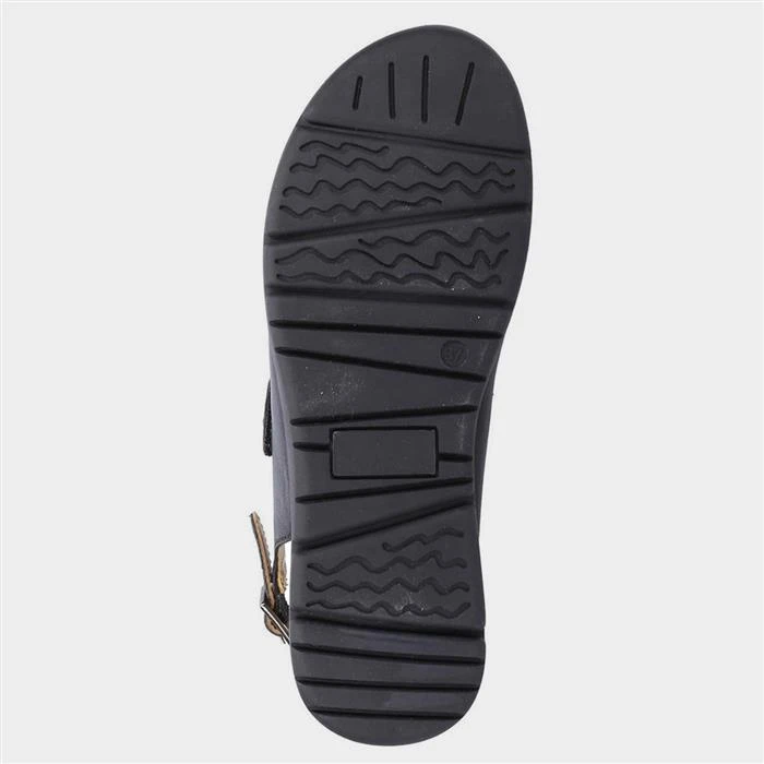 Fleet & Foster Kara Womens Black Sandal 5 Fleet & Foster Kara Womens Black Sandal - Image 3