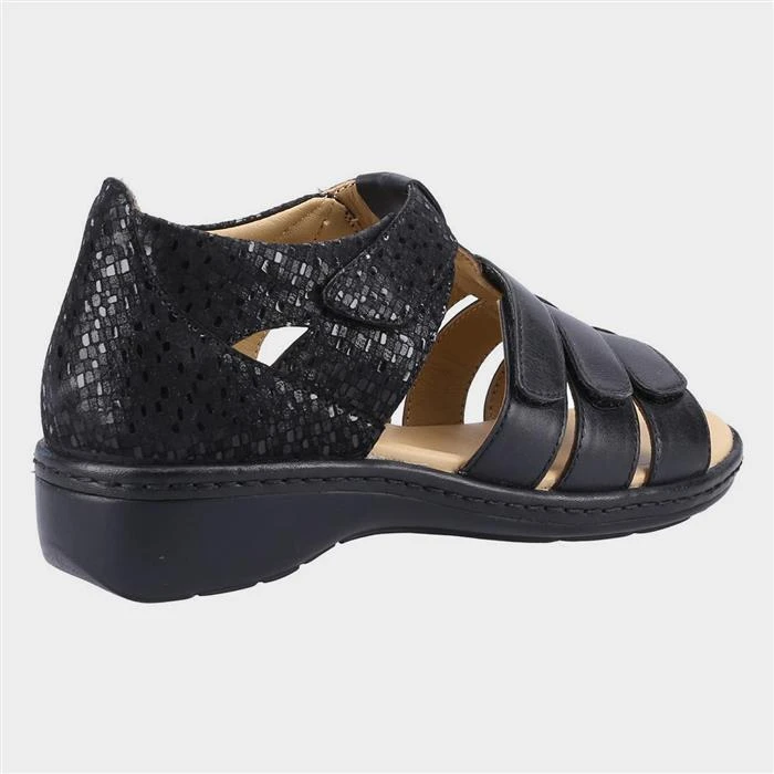 Fleet & Foster Julie Womens Black Sandal 4 Fleet & Foster Julie Womens Black Sandal - Image 2