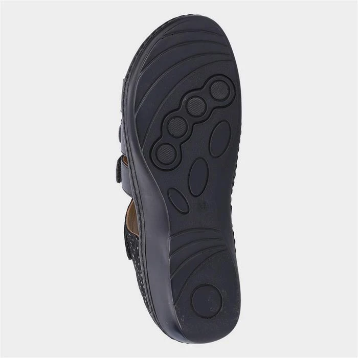 Fleet & Foster Julie Womens Black Sandal 5 Fleet & Foster Julie Womens Black Sandal - Image 3