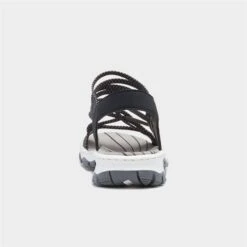 Rieker Womens Black Stretch Strappy Sandals 9 Rieker Womens Black Stretch Strappy Sandals -UK Shoe Sales 2024 199726 2 L04.20230531000147