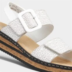 Rieker Womens White Crackle Print Leather Sandal 10 Rieker Womens White Crackle Print Leather Sandal -UK Shoe Sales 2024 199731 2 L05.20230621000132