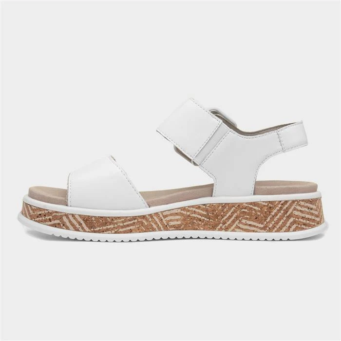 R-Evolution By Rieker Womens White Leather Sandal 4 R-Evolution By Rieker Womens White Leather Sandal - Image 2
