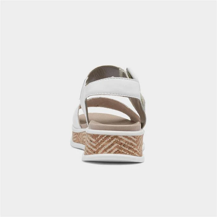R-Evolution By Rieker Womens White Leather Sandal 5 R-Evolution By Rieker Womens White Leather Sandal - Image 3