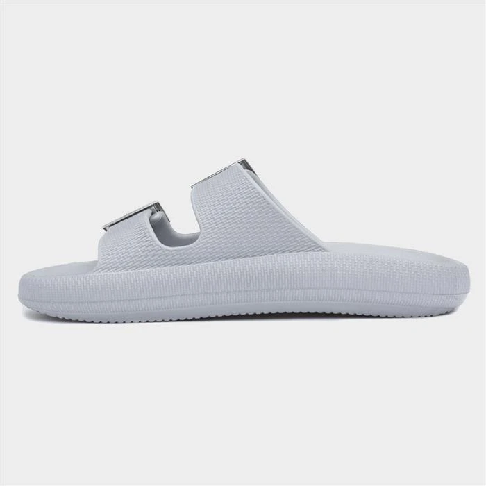 Elle Renee Womens Grey Slider 4 Elle Renee Womens Grey Slider - Image 2