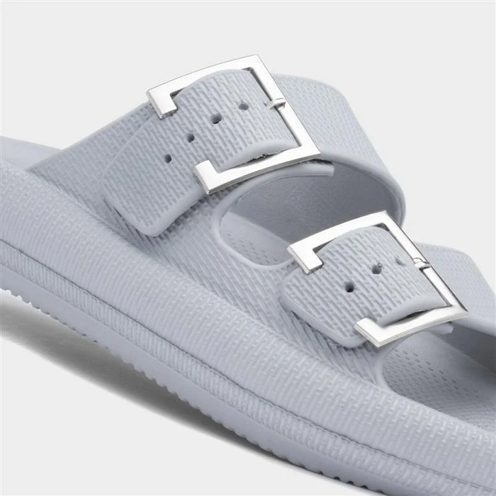 Elle Renee Womens Grey Slider 6 Elle Renee Womens Grey Slider - Image 4