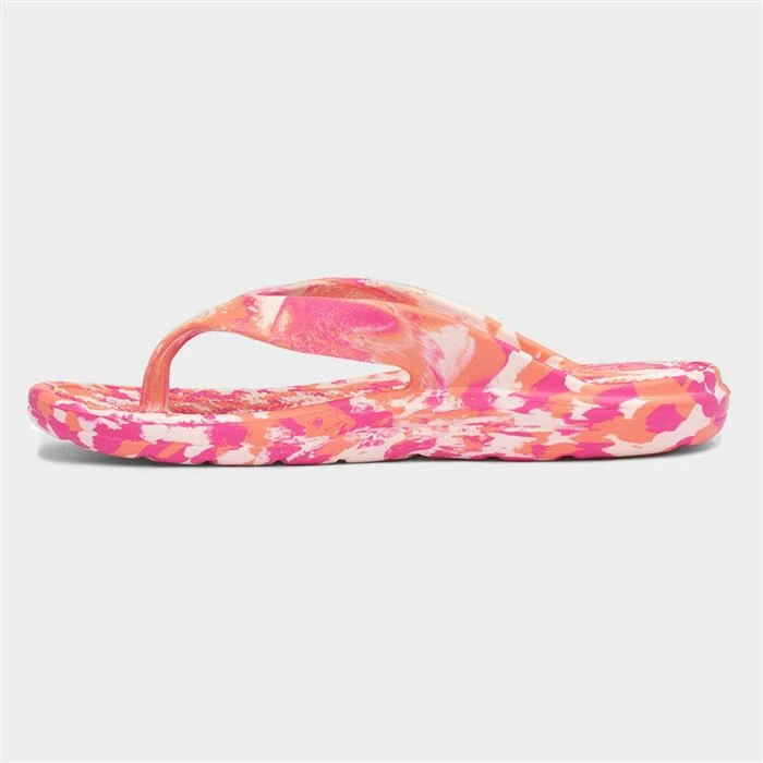 Totes Everywear Womens Pink Tie Dye Sandal 4 Totes Everywear Womens Pink Tie Dye Sandal - Image 2