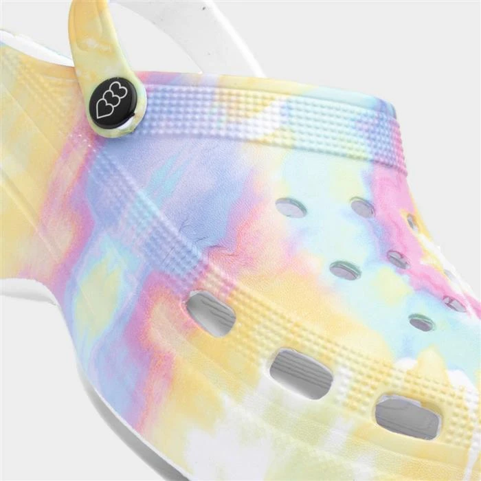 Heart Saskia Womens Multi Tie Dye Platform Clog 6 Heart Saskia Womens Multi Tie Dye Platform Clog - Image 4
